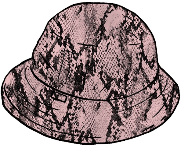 supreme-snakeskin-corduroy-bell-hat-pink