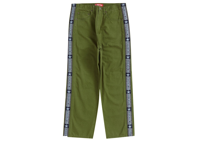 Buy Supreme Snap-Off Baggy Jean Olive - Novelship