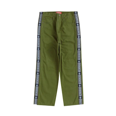 Supreme Snap-Off Baggy Jean Olive