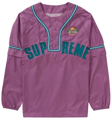 Supreme Baju Baseball Lengan Panjang Ungu dengan Lengan Terlepas Buy Supreme Baju Baseball Lengan Panjang Ungu dengan Lengan Terlepas