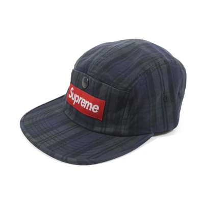 Supreme Snap Button Pocket Camp Cap Black