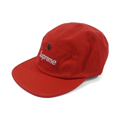 Supreme Snap Button Pocket Camp Cap Red