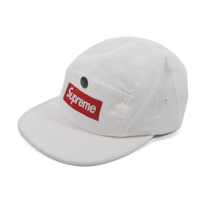 Supreme Snap Button Pocket Camp Cap White