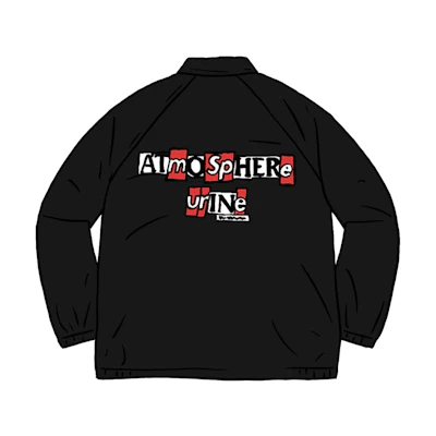 Supreme Snap Front Twill Jacket Black
