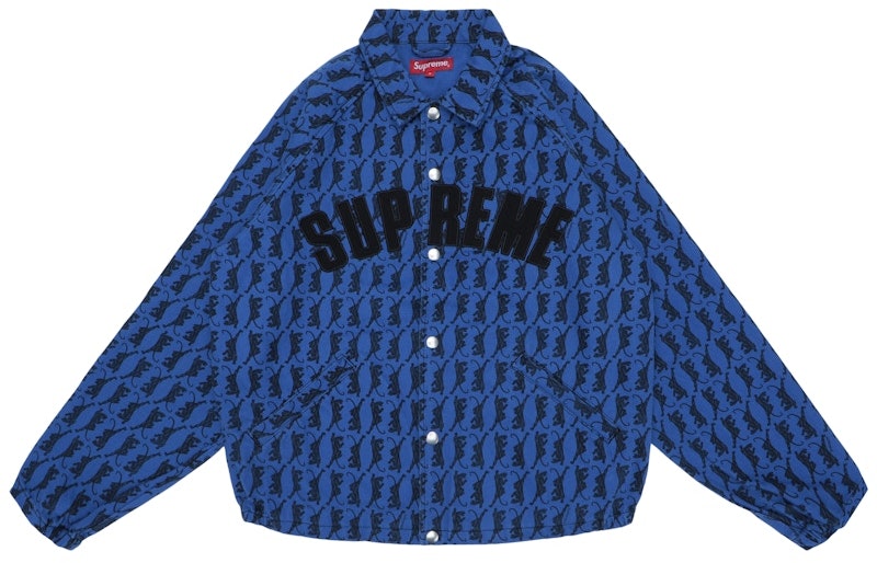supreme-snap-front-twill-jacket-blue