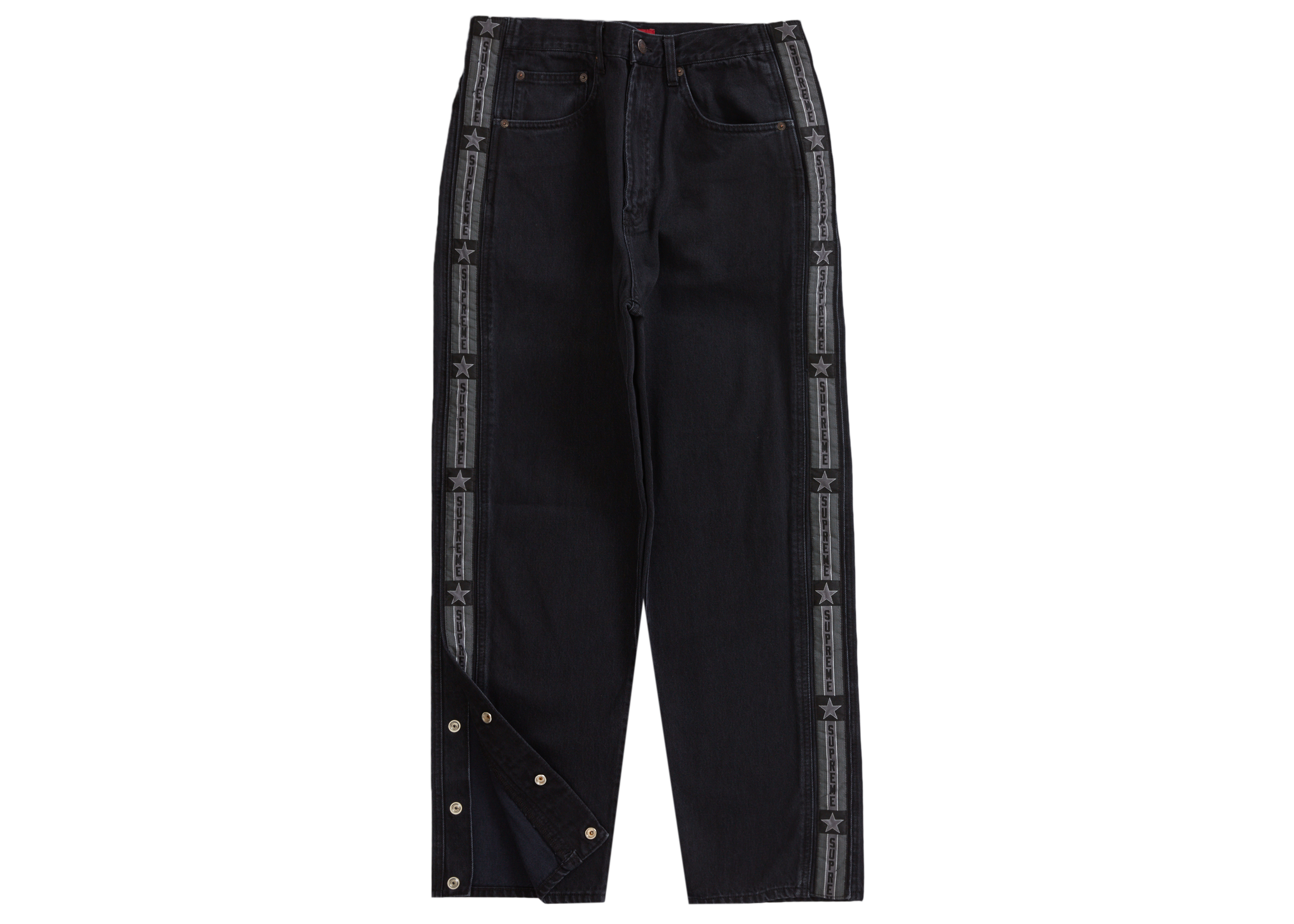 supreme Baggy Jean black黒