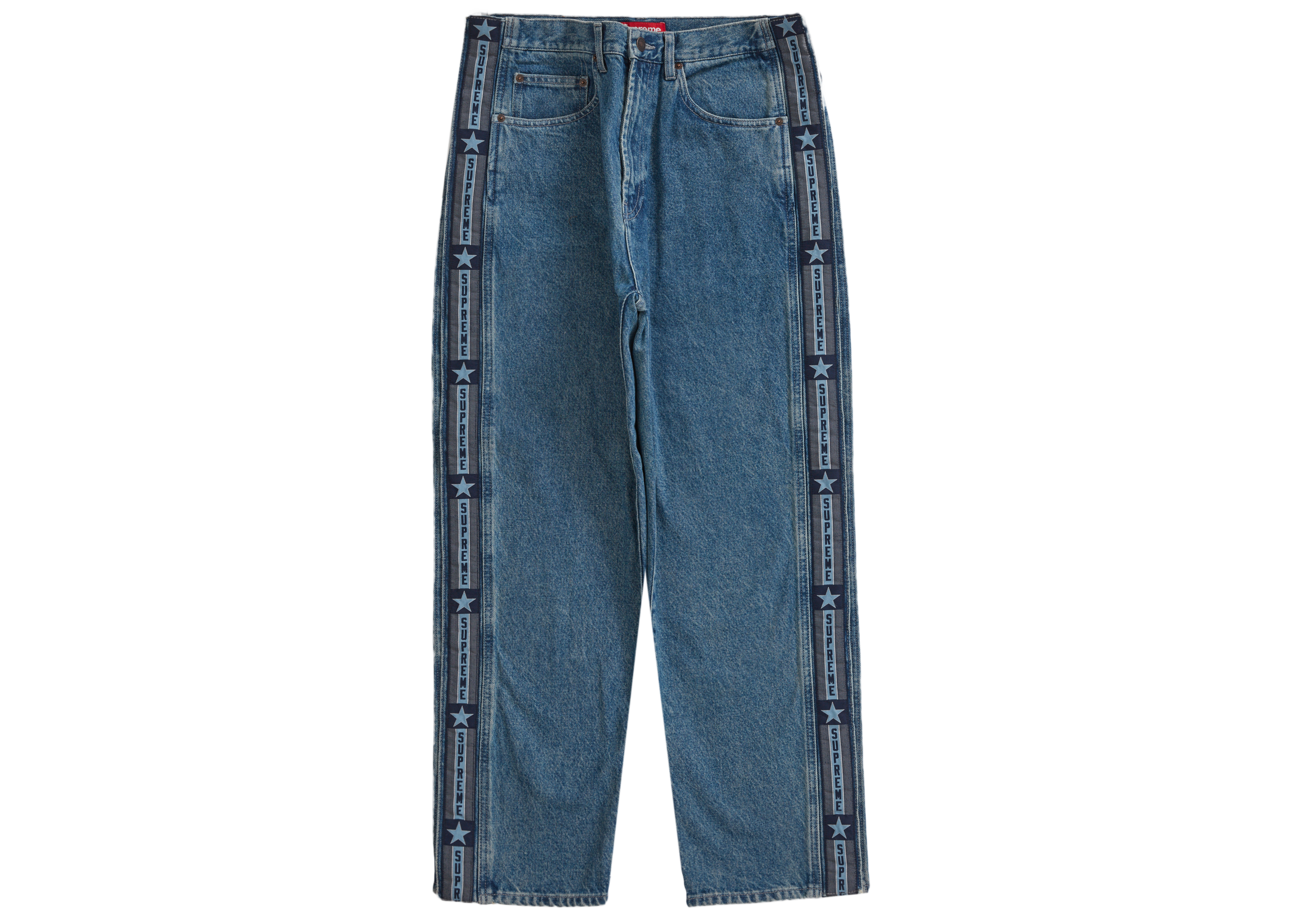 Buy Supreme Snap-Off Baggy Jean Washed Blue - Novelship