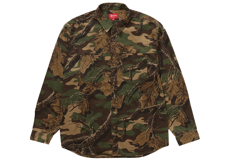 トップス Supreme Snap Work Shirt Woodland Camo Buy Supreme Snap Work Shirt Branch Woodland Camo - Novelship