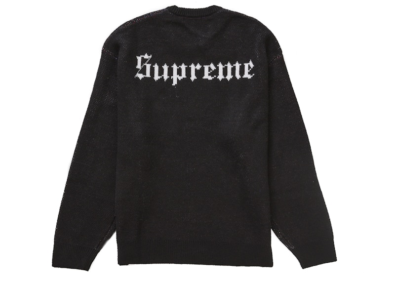 Order Supreme Snow White Sweater Hitam