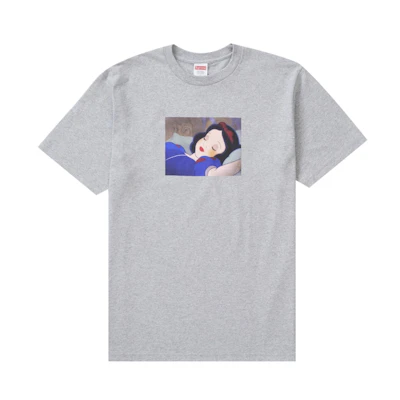 Supreme Snow White Tee Heather Grey