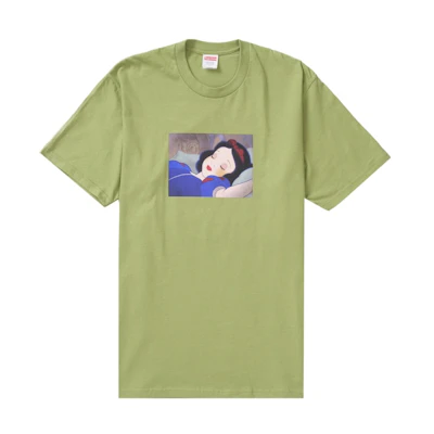 Supreme Snow White Tee Moss