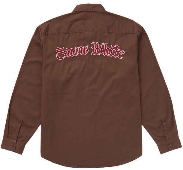 supreme-snow-white-work-shirt-brown