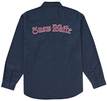 Supreme Snow White Work Shirt Light Navy Supreme Snow White Work Shirt Light Navy