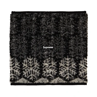 Supreme Snowflake Neck Gaiter Black