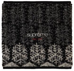 Supreme雪花颈套黑色 Order Supreme雪花颈套黑色