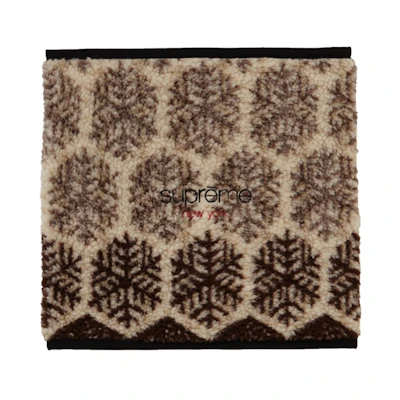 Supreme Snowflake Neck Gaiter Tan