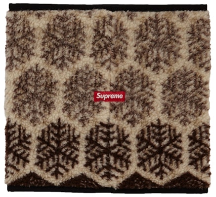 Supreme Snowflake Neck Gaiter Tan Order Supreme Snowflake Neck Gaiter Tan