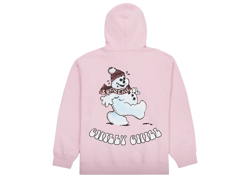 Buy Supreme Snowman Hooded Sweatshirt Light Pink