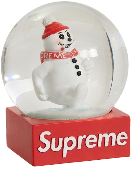 supreme-snowman-snowglobe-red
