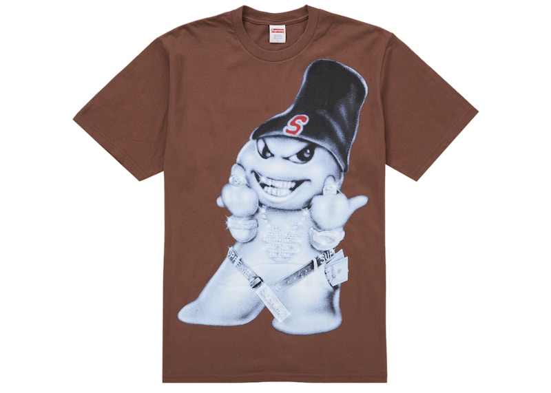 Supreme Snowman Tee Brown