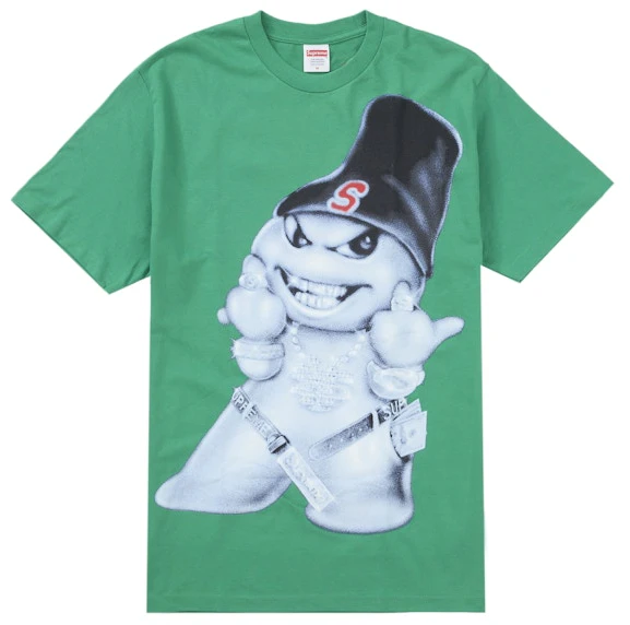 supreme-snowman-tee-green