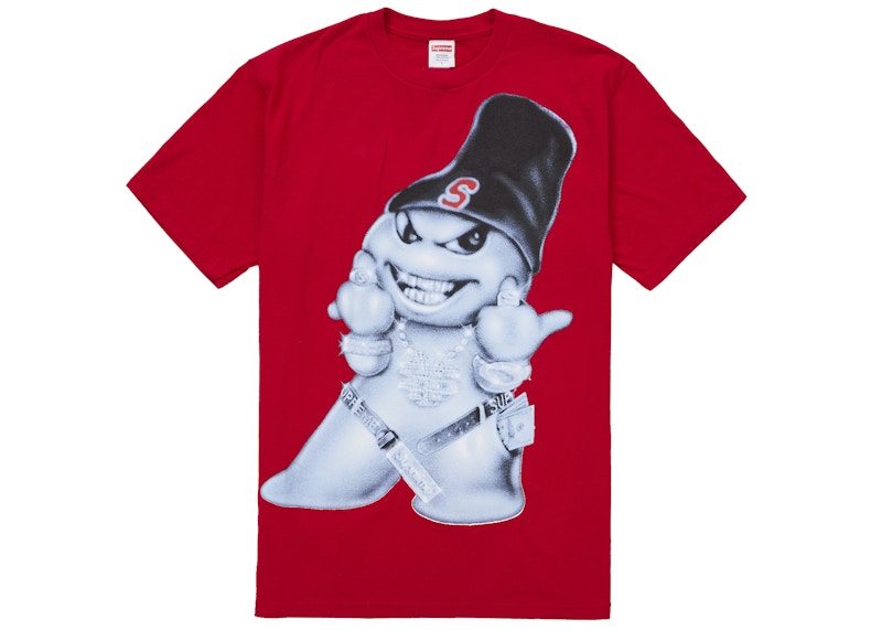 Supreme Snowman Tee Red