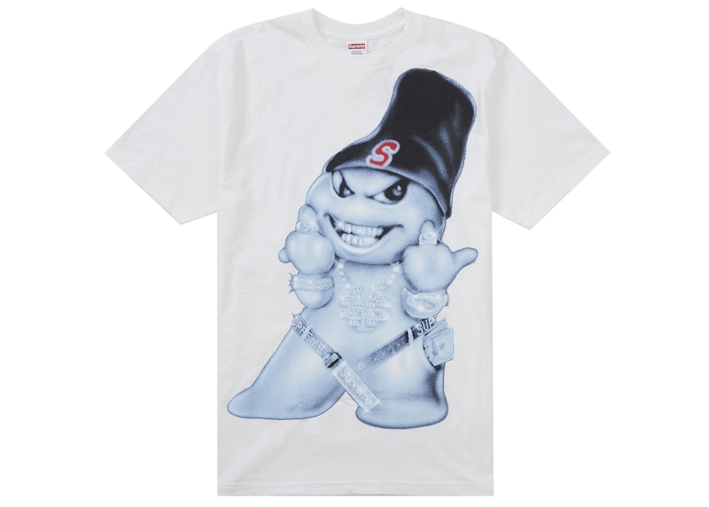 Supreme Snowman Tee White