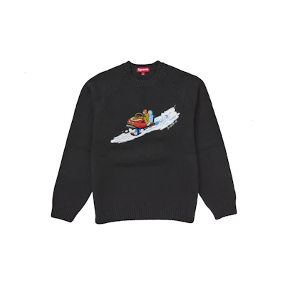 Supreme Snowmobile Sweater Black
