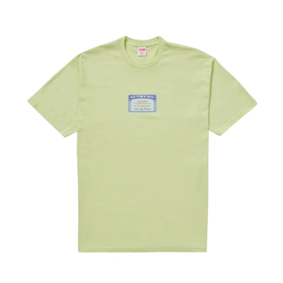 Supreme Social Tee Pale Mint