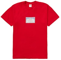 Supreme Social Tee Red