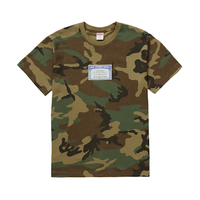 Supreme Social Tee Woodland Camo