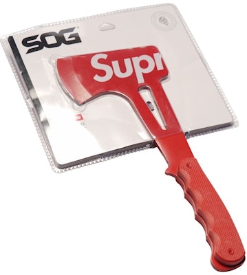 Supreme SOG Hand Axe Red Buy Supreme SOG Hand Axe Red