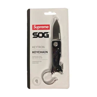 Supreme SOG KeyTron Folding Knife Black