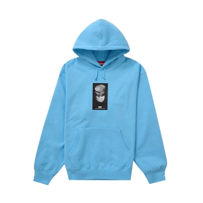 Supreme Soup Can Hooded Sweatshirt Light Blue