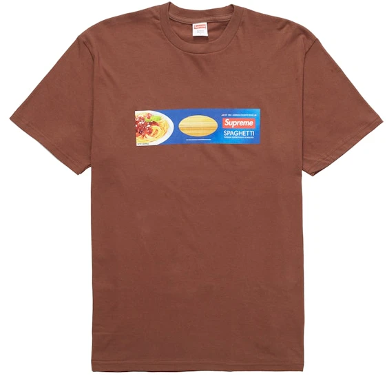 supreme-spaghetti-tee-brown