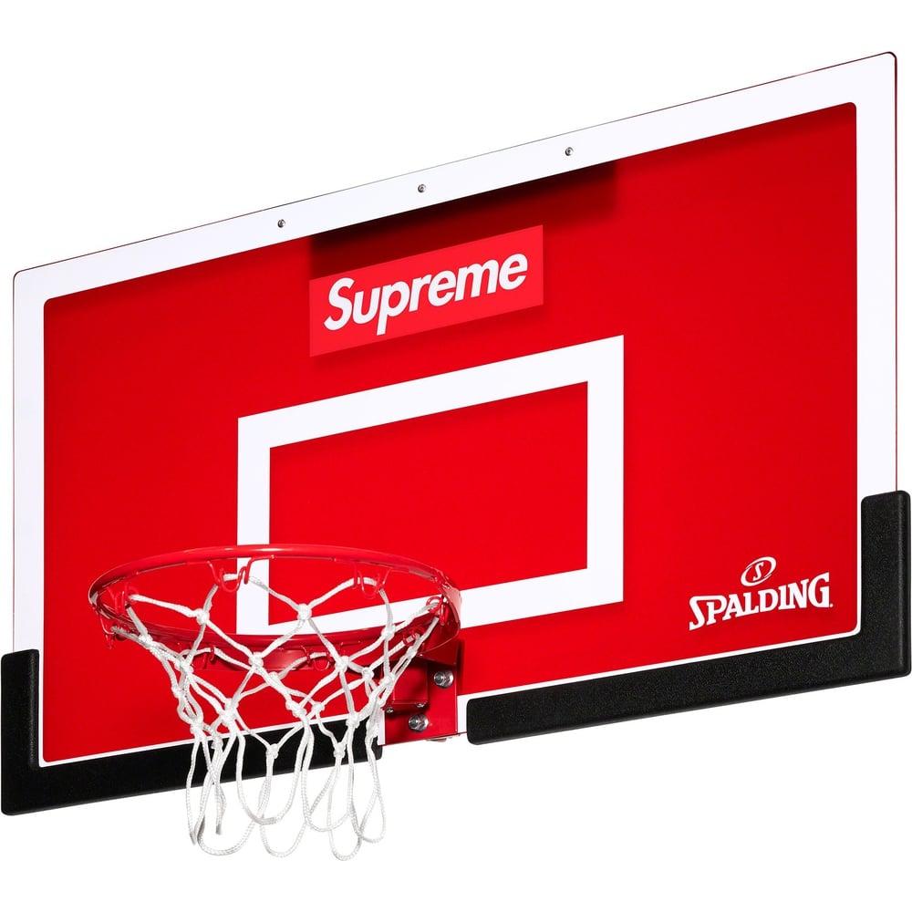 Lookbook Supreme SPALDING® Mini Basketball Hoop Polycarbonate Unisex SUP-FW23-10