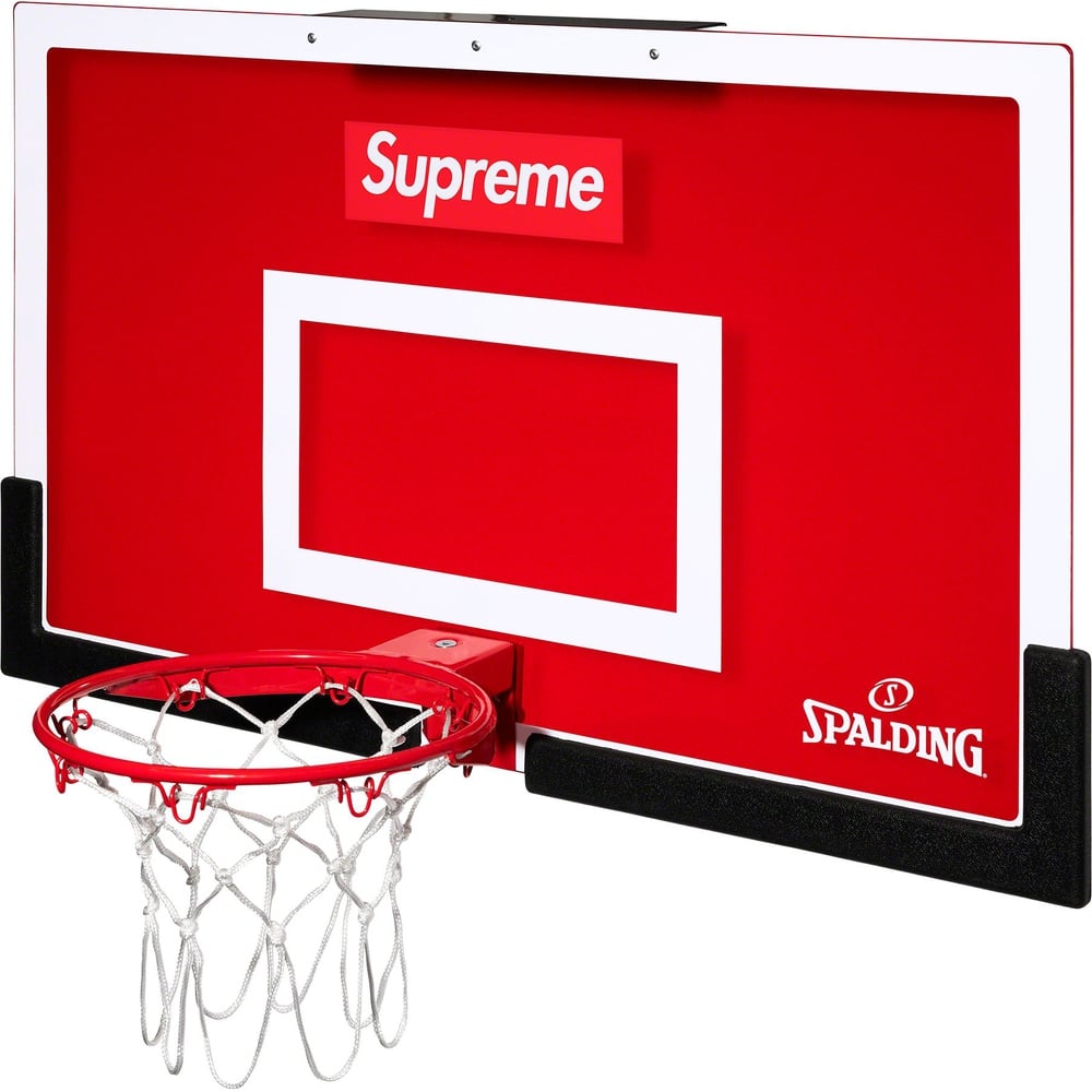 Shop Supreme SPALDING® Mini Basketball Hoop Polycarbonate Unisex SUP-FW23-10