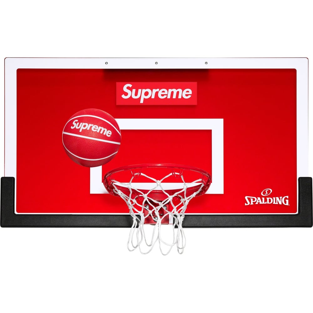 Purchase Supreme SPALDING® Mini Basketball Hoop Polycarbonate Unisex SUP-FW23-10