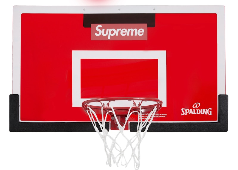 Order Supreme Spalding Gelanggang Mini Bola Keranjang Merah