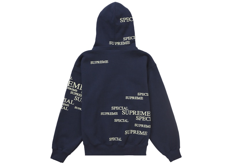 Supreme Special Zip Up Hooded Sweatshirt Navy 圖 2