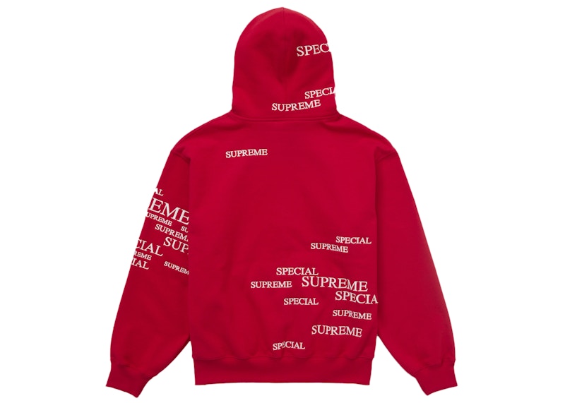 Supreme Special Zip Up Hooded Sweatshirt Red 圖 2