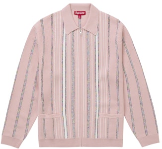 Kardigan Zip Up Supreme Speckle Stripe Merah Jambu Buy Kardigan Zip Up Supreme Speckle Stripe Merah Jambu