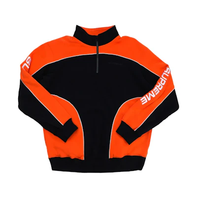 Supreme Speedway Half Zip Sweatshirt Orange