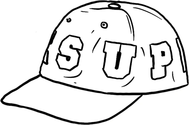 Supreme Topi Spellout 6-Panel Putih Buy Supreme Topi Spellout 6-Panel Putih