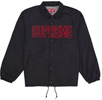 Supreme Spellout Coaches Jacket Black Supreme Spellout Coaches Jacket Black
