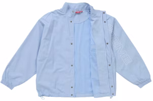 Supreme Spellout Embroidered Ripstop Track Jacket Light Blue Supreme Spellout Embroidered Ripstop Track Jacket Light Blue