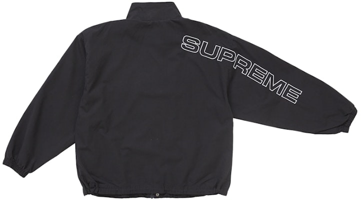 Supreme 字母刺繡防撕裂運動外套 黑色 Lookbook Supreme 字母刺繡防撕裂運動外套 黑色