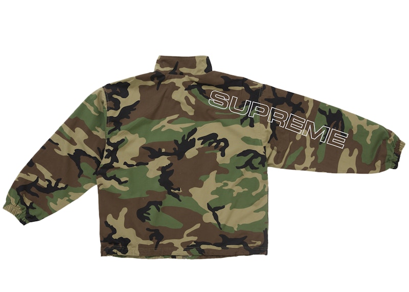 Lookbook シュプリーム スペルアウト 刺繍 リップストップ トラックジャケット ウッドランドカモ