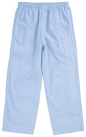 Supreme Spellout Embroidered Ripstop Track Pant Blue