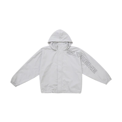 Supreme Spellout Embroidered Track Jacket (FW24) Grey